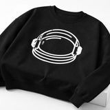 Black and White Crew Neck