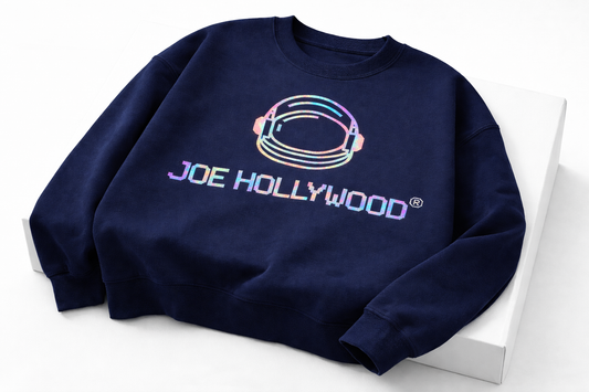 Holographic Foil Logo Crew Neck