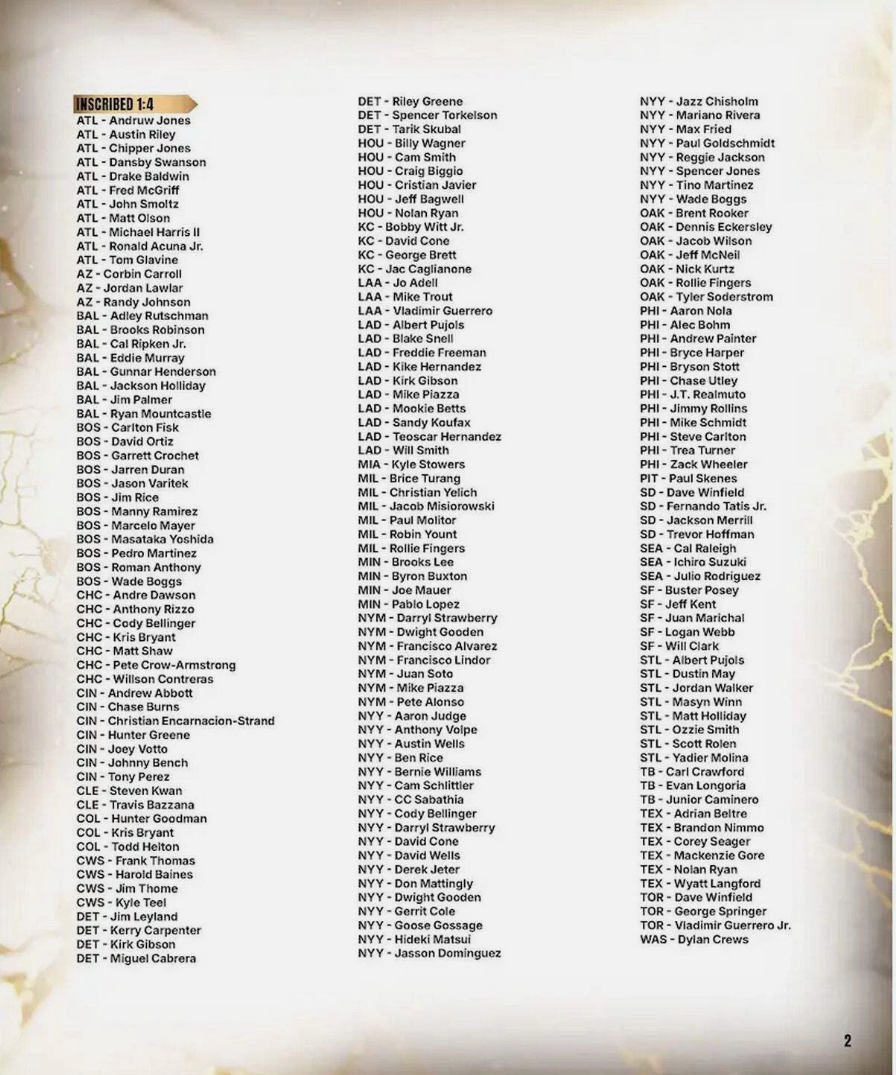 2026 Fanatics Under Wraps MLB Baseballs Volume 1