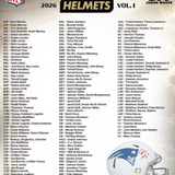 2026 Fanatics Under Wraps NFL Replica Helmets Volume 1